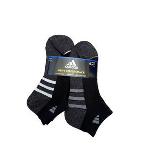 Mens Low Cut Socks 6 Pack Moisture Wicking Breathable Athletic Shoe Size 6 to 12